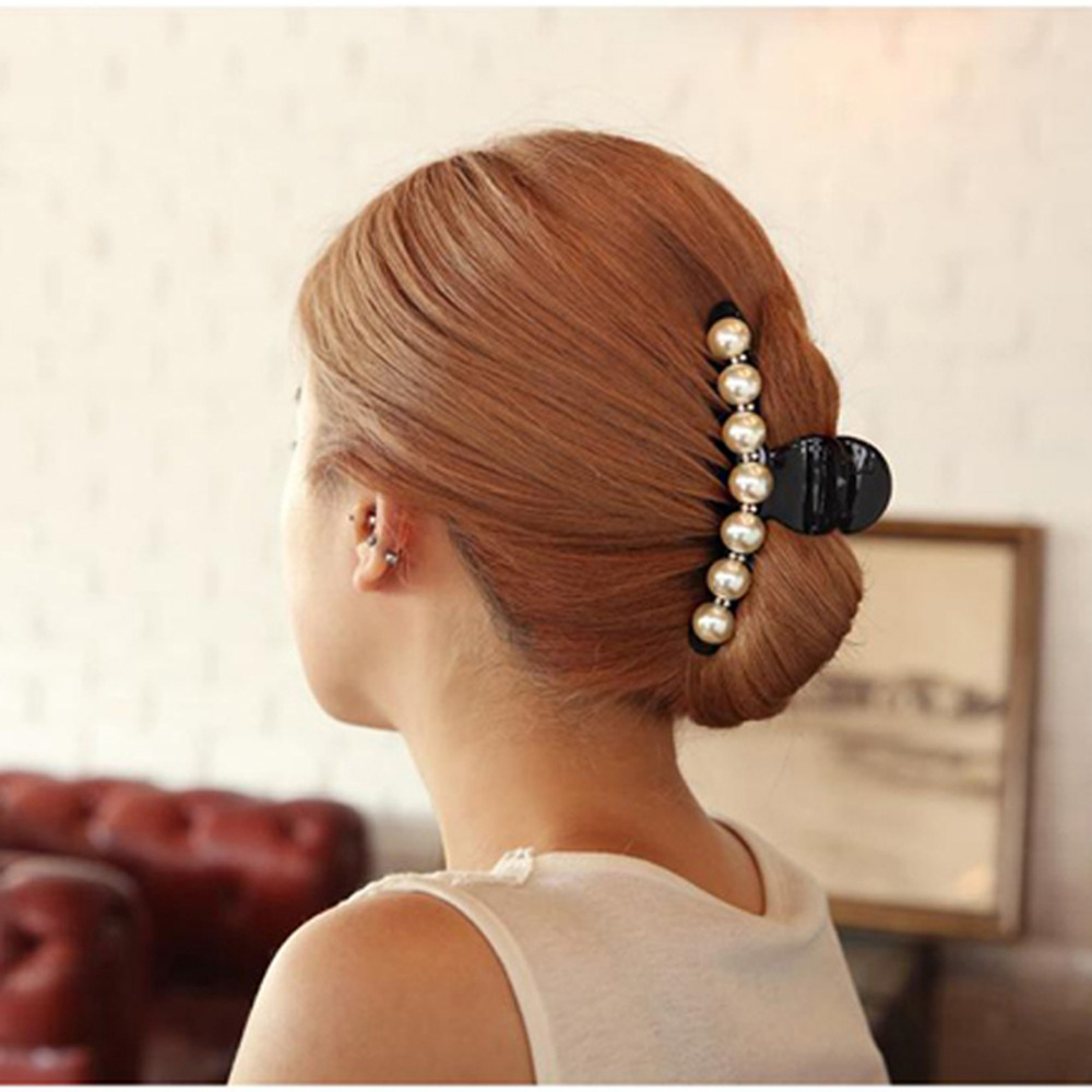 Trendy-White-Pearl-Rhinestone-Acylic-Hair-Clip-Jewelry-Ladies-Hair-Accessories-1246304